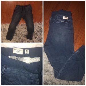 Abercrombie and Finch Men’s denim joggers